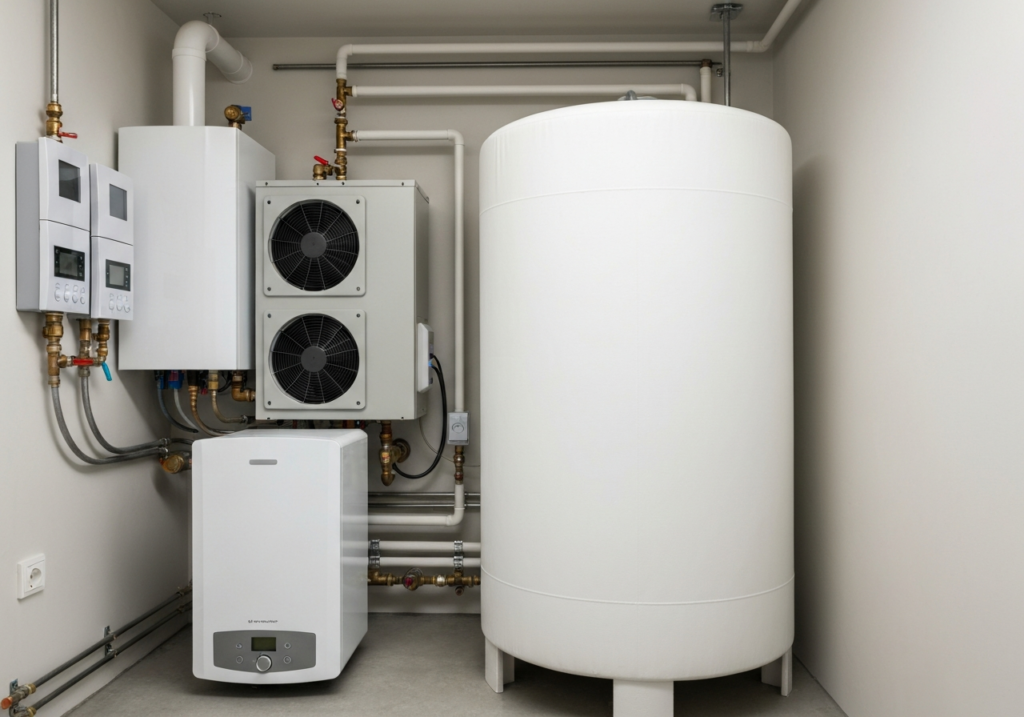 Kocioł elektryczny jako backup dla pompy ciepła – schemat i koszty eksploatacji