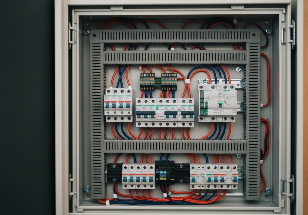 Jak zrobić opis rozdzielni elektrycznej?