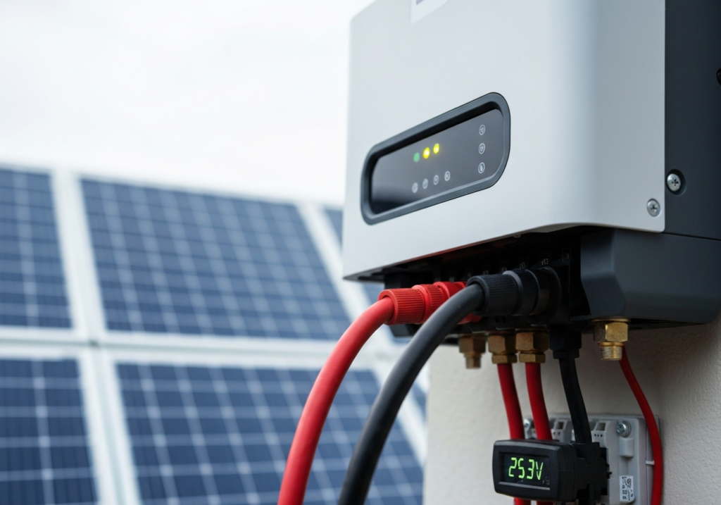 Przekrój kabla do falownika – jak uniknąć wyłączania się instalacji przy 253V?